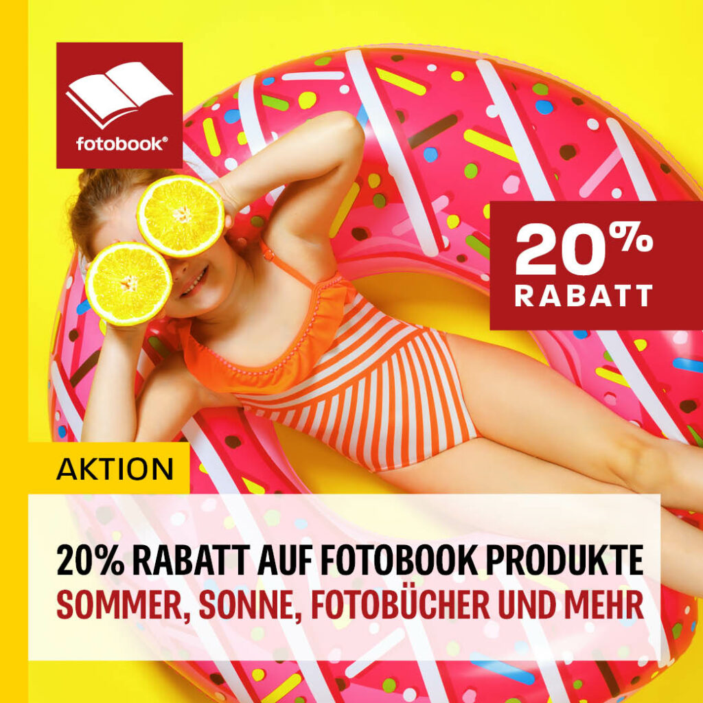 20% Rabatt auf alle fotobook Produkte!