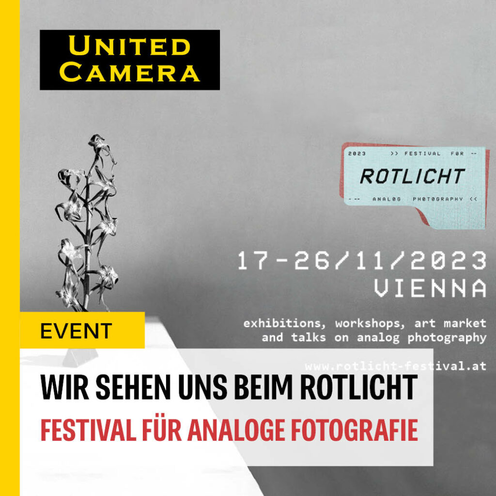 Wir sind dabei! Beim internationalen Rotlicht Festival für analoge Fotografie 2023